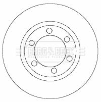 BORG & BECK Тормозной диск BBD4367